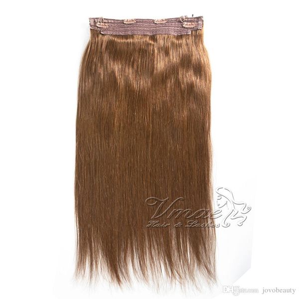 Straight Halo Hair Flip In Human Hair Extensions 2 4 12 12 613