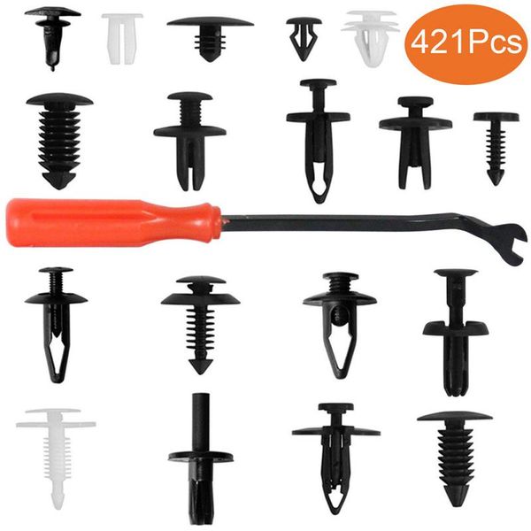 

415 pcs car fastener auto universal bumper fixed clamp push type clip for car series fastener new