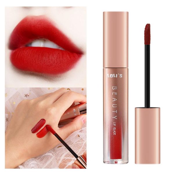 

gold diamond anti-gravity lip gloss waterproof non-stick cup long-lasting liquid lipstick