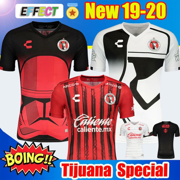 

2019 2020 xolos de tijuana soccer jersey special edition 19 20 camisa de futebol liga mx home red away football shirts, Black;yellow