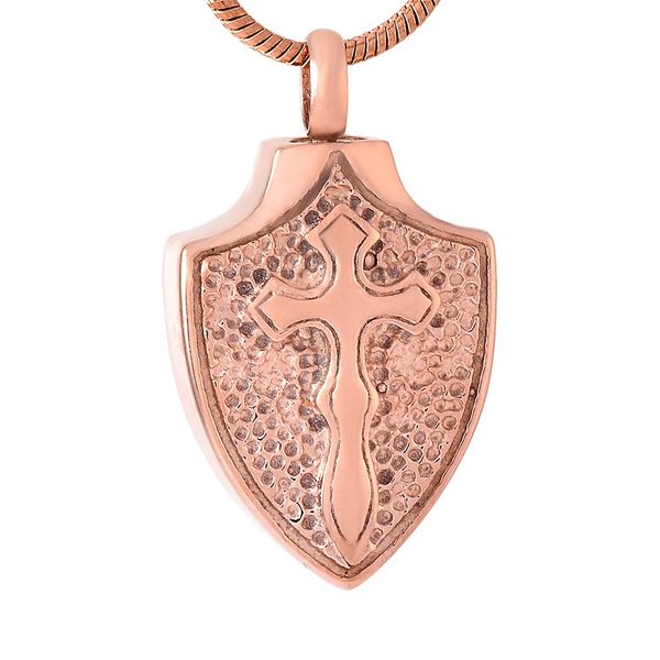 

ijd9549 rose gold square stainless steel cremation memorial pendant for ash urn box keepsake souvenir necklace jewelry, Silver