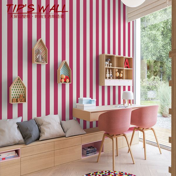 

classic striped color pvc wallpaper room bedroom decorative wallpaper