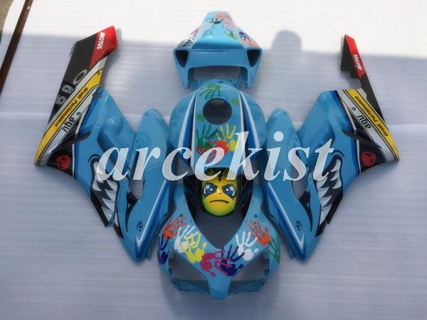 

инъекции плесень нового abs обтекатели комплекты подходят для honda cbr1000rr 2004 2005 04 05 1000rr cbr1000 кузовного набор sky blue gloss