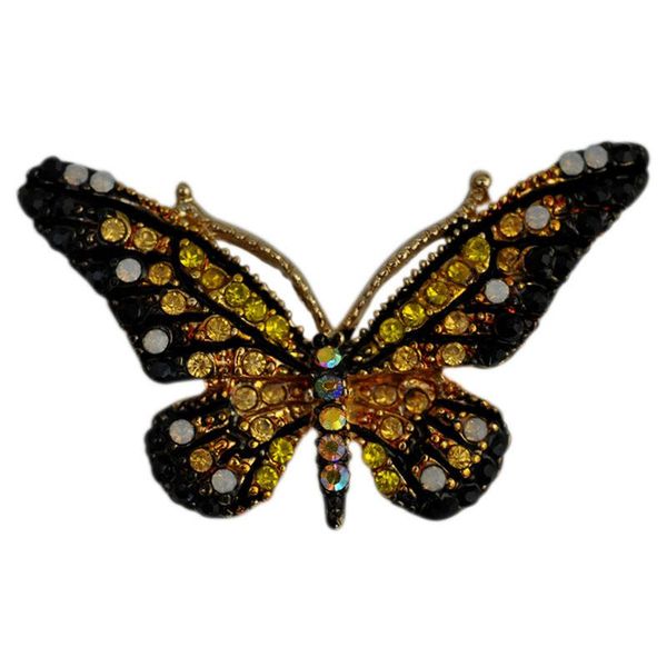 

модные многоцветные бабочки брошь маленькой брошь размера насекомых корейские модные аксессуары, Gray