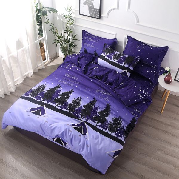 Green Trees Duvet Cover Bed Sheet Pillowcases Set 3 Or Bedding Set