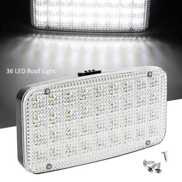 

durable universal roof bulb 36 led interior for truck car light 12v dome decorations white super bright easy install