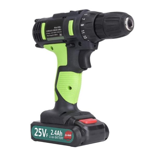 

21v li-ion power tools electric dril kit rechargeable electric screwdriver double speed with 9pcs drill toolbox torque screw gun