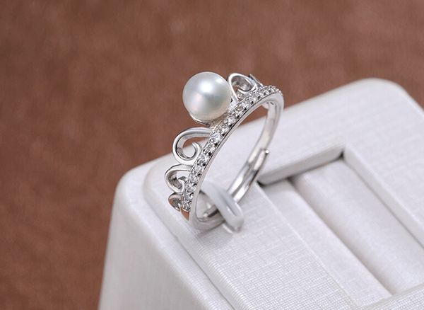 

430 хуан 5-6мм изысканный дизайн пресной воды жемчужное кольцо женский, Slivery;golden