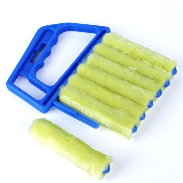 

1pc colorful plastic fiber detachable fuzzy blind window brush air conditioner cleanser louver cleaning bolosy