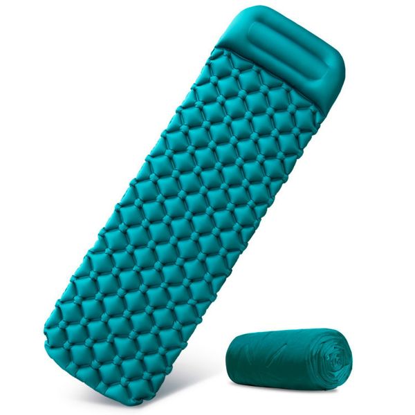 

ultralight outdoor inflatable cushion sleeping camping mat sleeping pad mattress for camping hiking backpacking travel