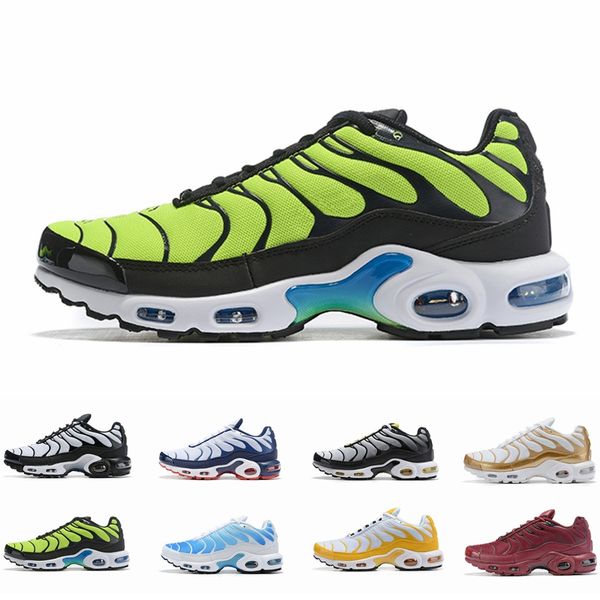 

new tn plus tn greedy volt yellow mens running shoes for men chaussures mens shoes tns sports outdoors trainers designer sneakers size 46