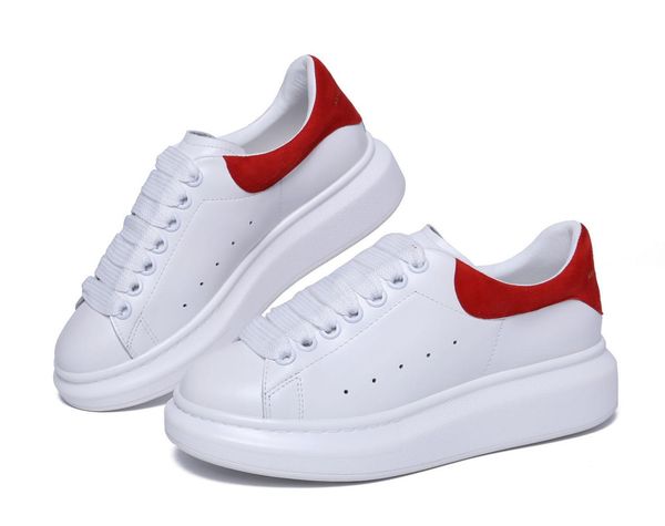 

2018 designer shoes white black height increase women men sneakers casual shoes solid colors men womens sneakers dress shoeize 35-44