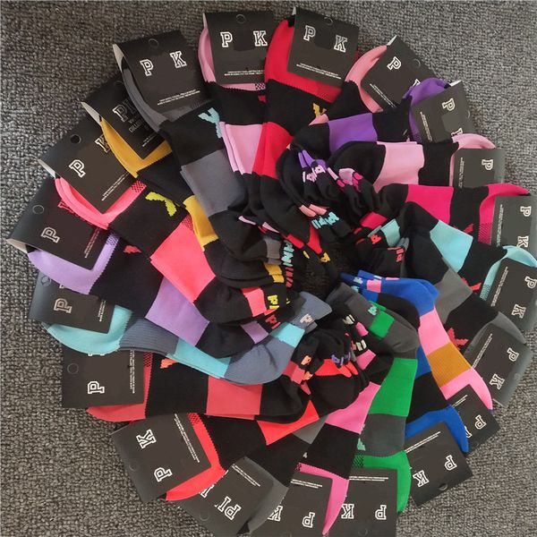 

quick dry men women's short sock outdoors sports basketball cheerleader socks boys girl's multicolors with tags, Black