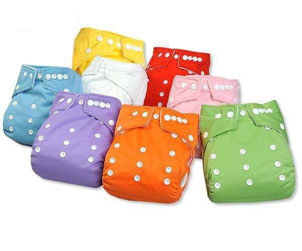 

24 pcs bright solid colors / cute prints babyland cloth diapers wholesales