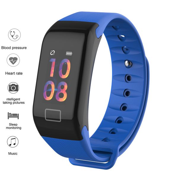 

women digital wristwatch waterproof calorie pedometer sport watch blood pressure sleep monitor smart watches for woman relogios, Slivery;brown