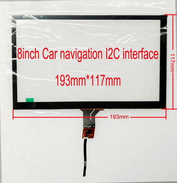 

8 inch car navigation, car computer i2c interface capacitive touch screen 193mm*117mm