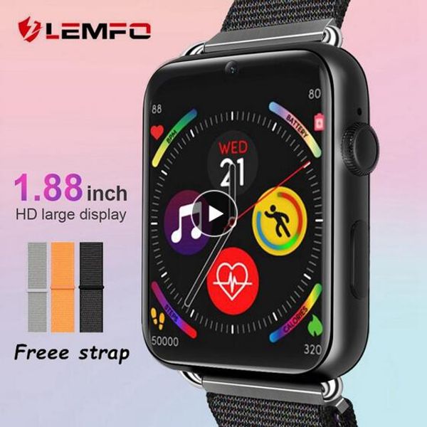 

LEMFO LEM10 4G Android 7.1 Smart Watch 3GB+32GB поддержка SIM-карты камера 780mah аккумулятор GPS WIFI 1.88 inch Phone Watch Мужчины Женщины