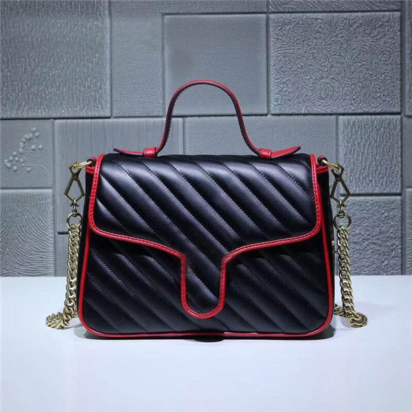 

new global classic deluxe matching leather shoulder bag metal chain large handbag 498110 583571