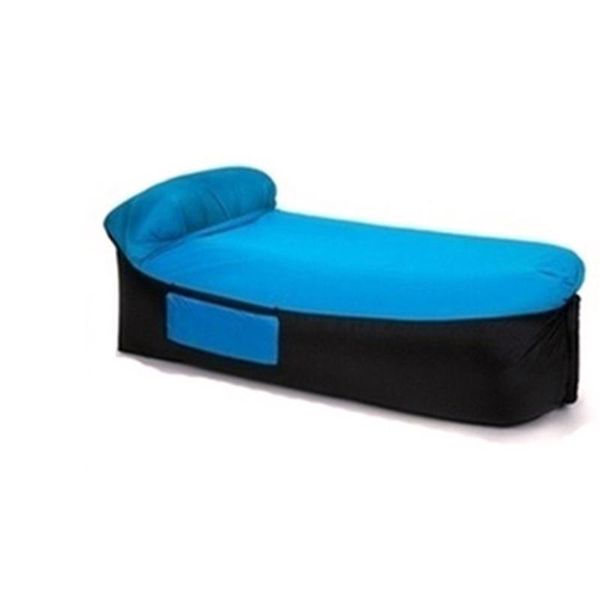 

compact size outdoor camping travel outdoor inflatable stool sofa portable travel pouf chair with pillow