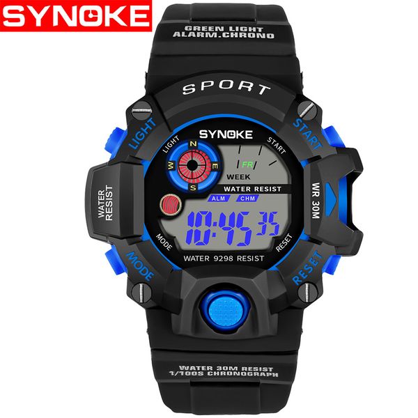 

mens watches fashion daily waterproof man boy led digital watch satch date sports wrist watch relogio clock reloj, Slivery;brown