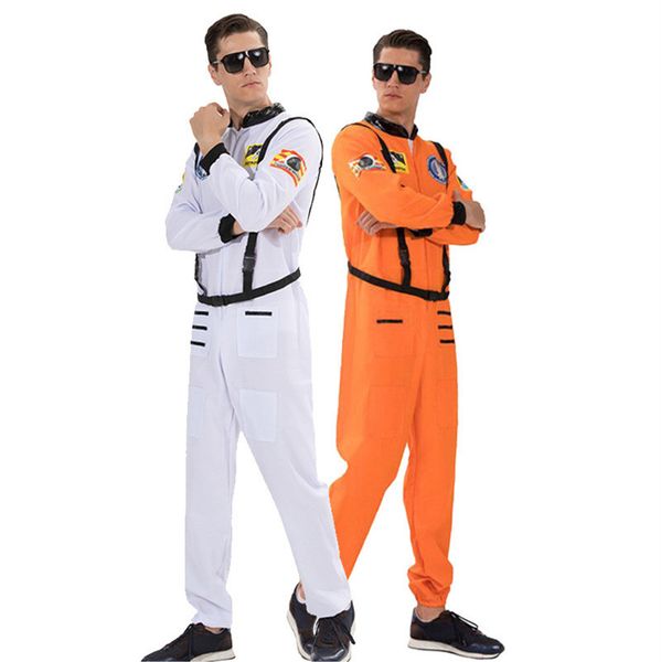 

Astronauts Mens Cosplay Clothes With Belt Halloween and Fancy Dress Party Clothes Fashion Homme Stage Wear