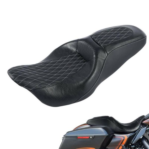 

motorcycle driver passenger seat kit set for touring street glide 2009-up tcmt