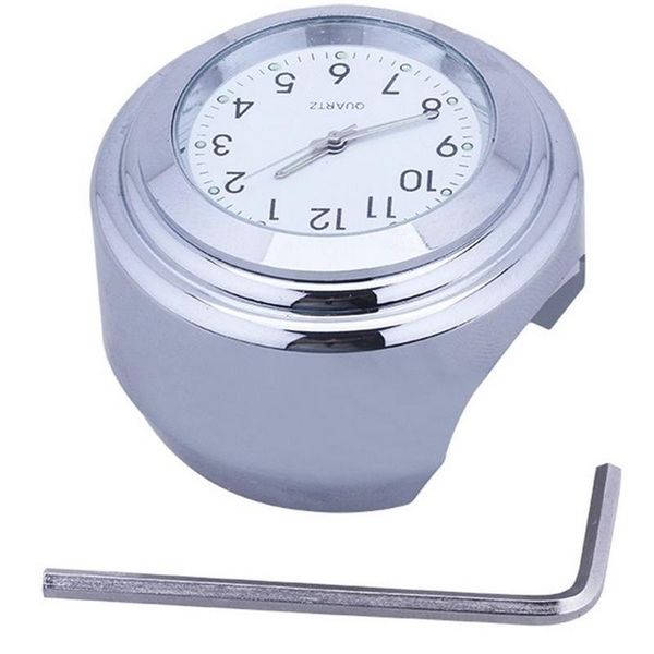 

universal motorcycle handlebar watch waterproof hand grip bar mount dial mount clock for scooter bicycle motor bike atv