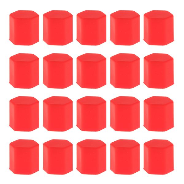 

20pcs силиконовые колеса винт гайка антикоррозийная