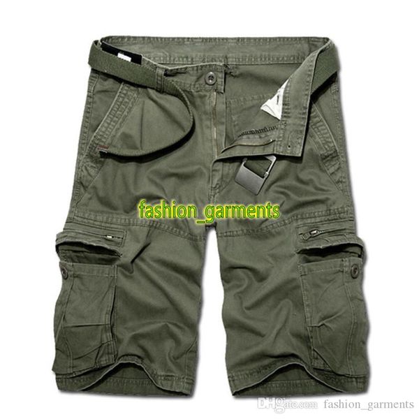 

совершенно новые мужские летние пять брюк инструментальные шорты высокое качество хлопка мульти карманные брюки мужские дизайнерские шорты, Black