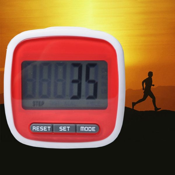 

useful multi-function mini waterproof digital pedometer step movement calorie counter fitness equipment