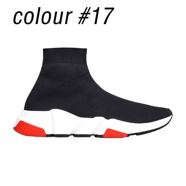 

2020 paris speed trainer black red luxury high casual sock shoes men women fashion designer sneakers eur36-45