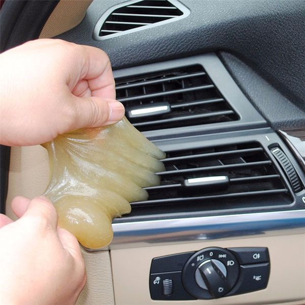 

vehicle car glue gum gel air conditioner outlet vent interior dust dirt cleaner