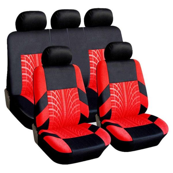 

car tire pattern advanced universal seat cover for cross-border special craft fabric cushion 9pcs set