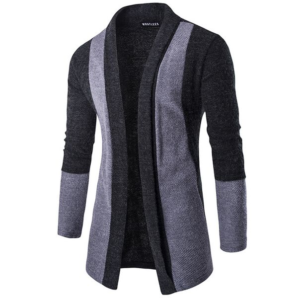

men's sweaters brand 2021 autumn winter patchwork cardigan men j869, White;black