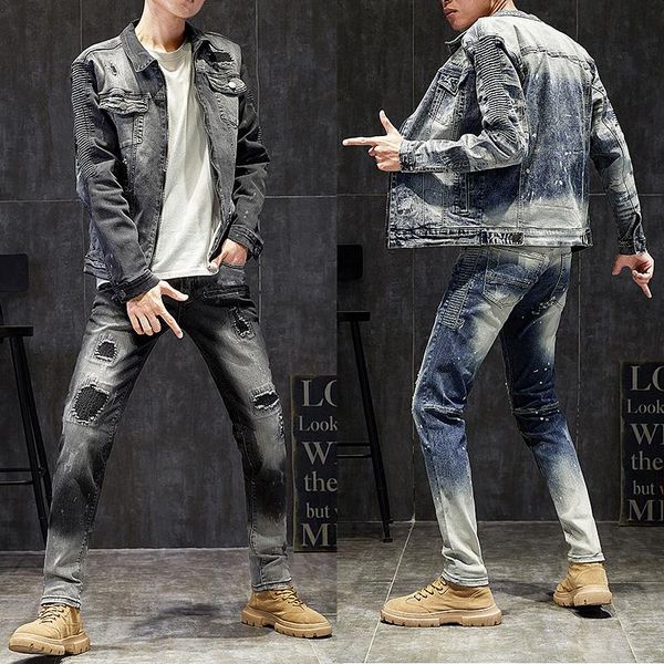 

mens 2020 luxury designer jeans skinny rock revival black squared jeans de designer pour hommes diesel men jeans blue biker jacket suit