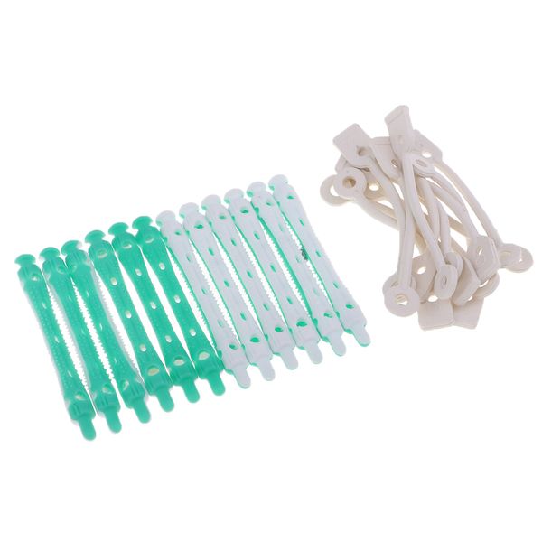 

12x волосы бигуди зажимы парикмахер пермь стержни укладка волос diy инструмент