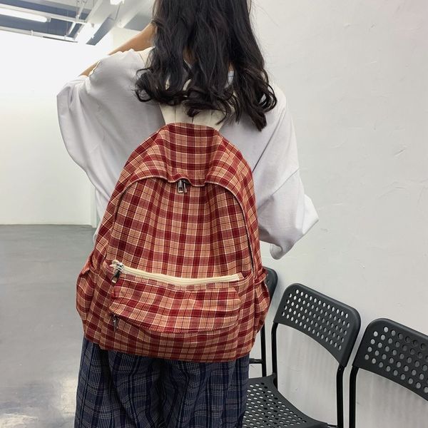 

2020 new women's backpack korean version ladies backpack casual canvas ladies