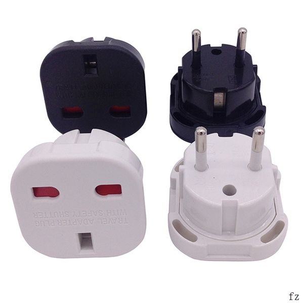 

1000 pcs uk to eu plug adapter euro travel plug converter ac wall charger power adapter uk british
