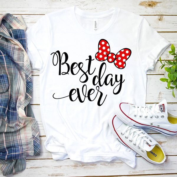 2019 novo verão melhor dia de sempre micky mouse camisa tumblr gráfico hipster combinando t camisa bonito férias