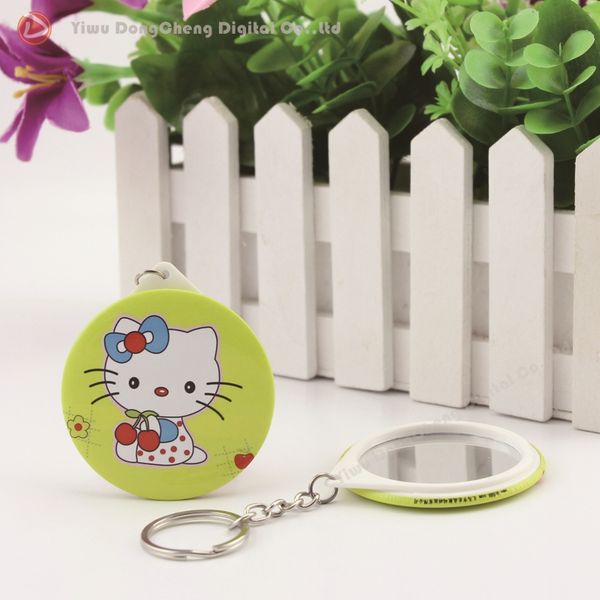 

44mm 200 sets mirror keychain button materials for badge button maker