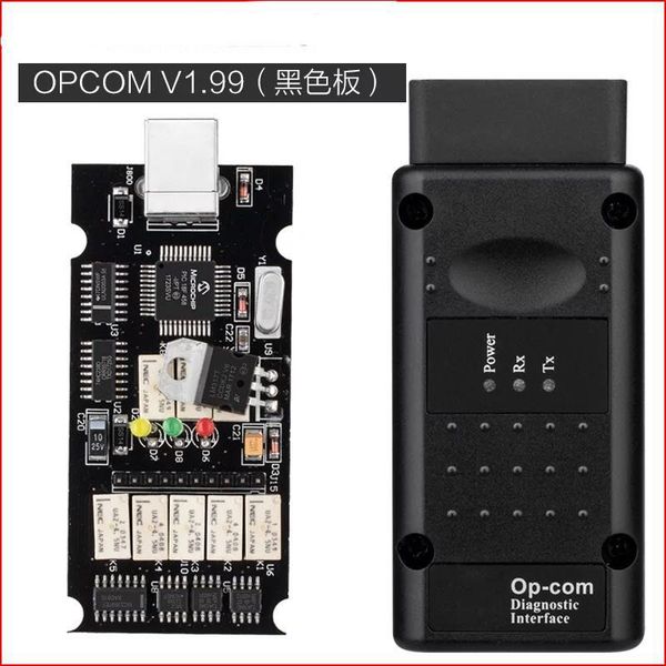 

op com v1.99 with pic18f458 ftdi op-com obd2 auto diagnostic tool for opel opcom can bus