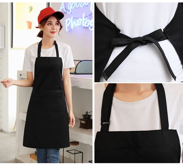 

chef apron full body men and women hanging neck l restaurant restaurant kitchen overalls apron antifouling without hat