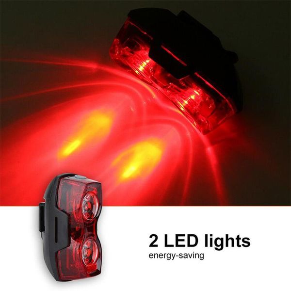 

new super bright bicycle tail light mountain bike led warning light cycling equipment tail flashing back warning lamp