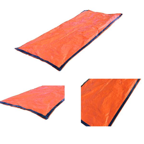 

2 lot waterproof emergency sleeping bag survival blanket camping insulated