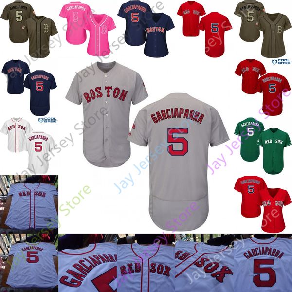 

Boston 5 Nomar Garciaparra Red Sox Jerseys Men Women Youth Cool Base Flexbase Home Away White Black Red Grey Pullove