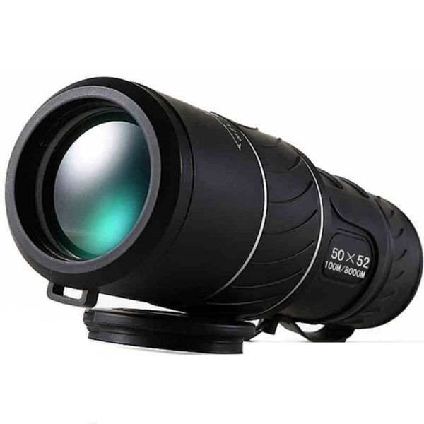 

black dual focus 50x52 zoom monocular telescope optic lens travel spotting scope hd monoculars telescopes outdoor device gift