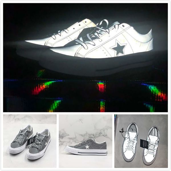 

2019 new one star 3m reflective sport shoes trending designer sneakers casual shoes for men women