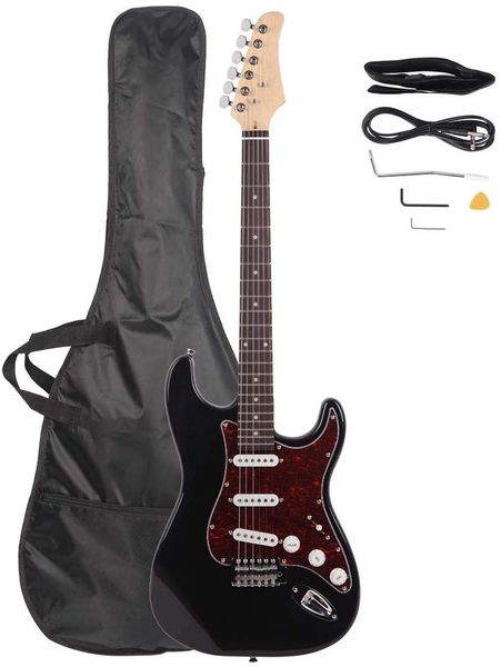 

стильная перл-образный pick guard электрогитара black red