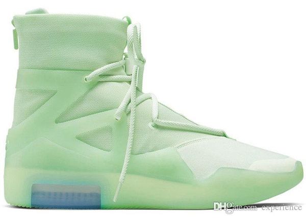 

2019 new authentic air fear of god 1 frosted spruce sail black zoom air ar4237-300 fog men basketball shoes sport sneakers with original box