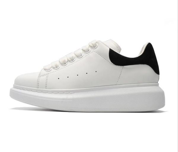 

дешевые сезон дизайнерский бренд 3 м светоотражающие супер кожа женская обувь зашнуровать платформы негабаритных подошвы кроссовки белый чер, Black